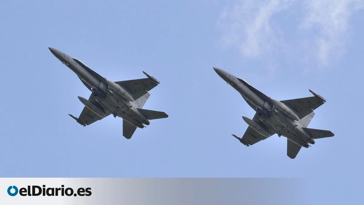 Cazas F-18 españoles de la OTAN derriban un dron que violó el espacio aéreo de Rumanía