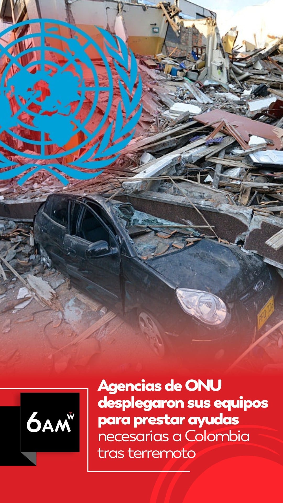 ONU se pronuncia en Caracol Radio tras devastador terremoto de magnitud 7,4 que deja más de 200 muertos