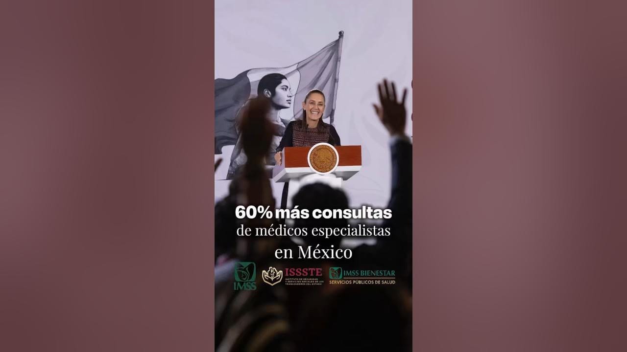 Registran incremento del 60% en consultas de médicos especialistas en IMSS, IMSS Bienestar e ISSSTE