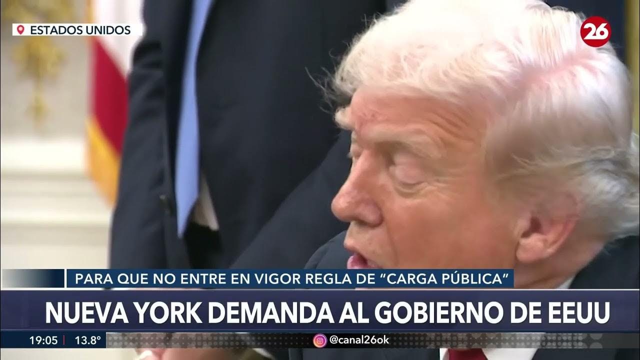 Nueva York demanda al gobierno de EE. UU. para frenar la regla de 'carga pública'