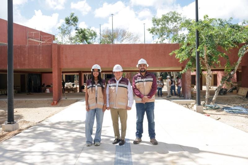 Avanza al 90% la construcción del Centro Pilares Renacimiento en el sur de Mérida