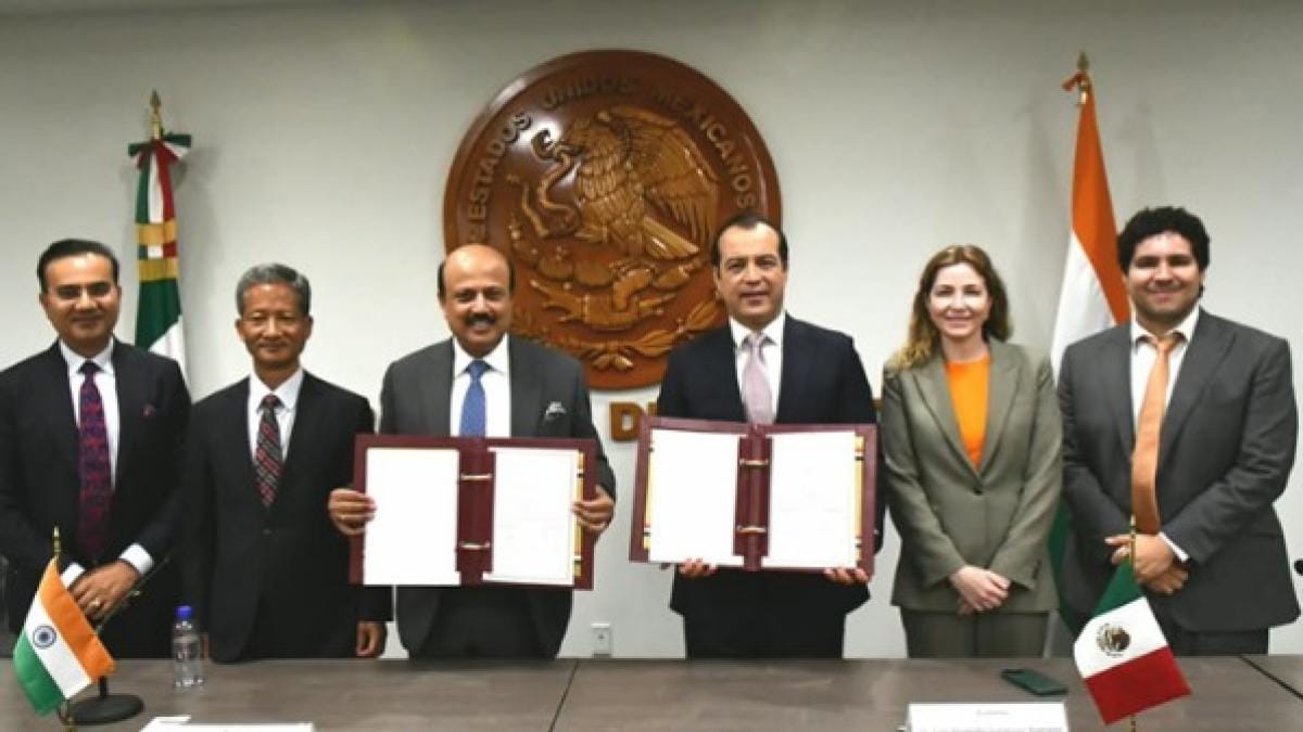 México y la India firman acuerdo estratégico para impulsar exportaciones y atraer inversión