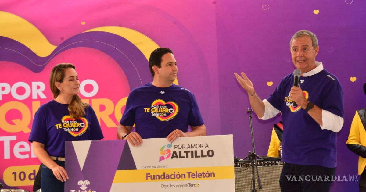 Coahuila supera la meta del Teletón 2026 tras recaudar 3.7 millones de pesos