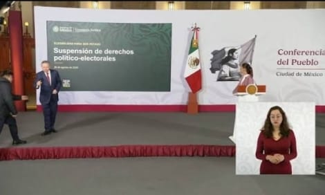 Gobierno federal aclara: Prófugos de la justicia no pueden contender por la Presidencia ni gubernaturas