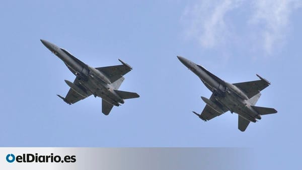 Cazas F-18 españoles de la OTAN derriban un dron que violó el espacio aéreo de Rumanía