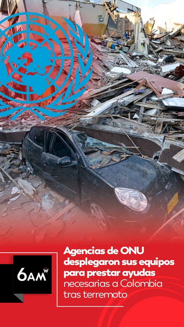 ONU se pronuncia en Caracol Radio tras devastador terremoto de magnitud 7,4 que deja más de 200 muertos