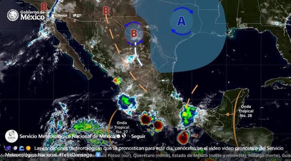 Alerta por lluvias intensas en Sinaloa: Monzón mexicano provocará tormentas hasta el jueves