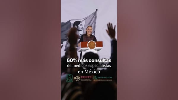 Registran incremento del 60% en consultas de médicos especialistas en IMSS, IMSS Bienestar e ISSSTE