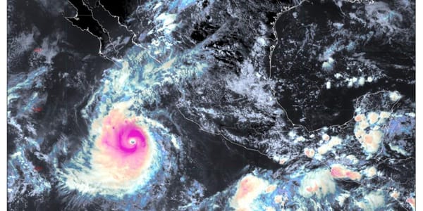 Huracán Polo se aproxima a Baja California Sur: prevén impacto el lunes como categoría 1 o 2