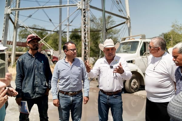Encabeza Chano Díaz supervisión de obras y atención ciudadana ante crisis hídrica en Sabinas