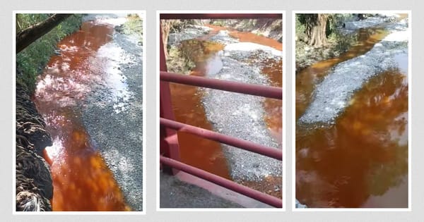 Exigen investigar descarga de agua sospechosa en cauce de Valle Sur, Nuevo León