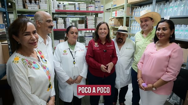 Supervisa Rocío Nahle red hospitalaria del IMSS-Bienestar en Santiago Tuxtla; suma 28 nosocomios revisados
