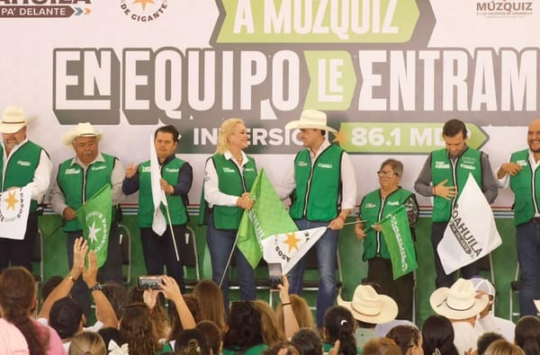 Múzquiz recibirá inversión de 86.1 MDP para infraestructura urbana y servicios públicos
