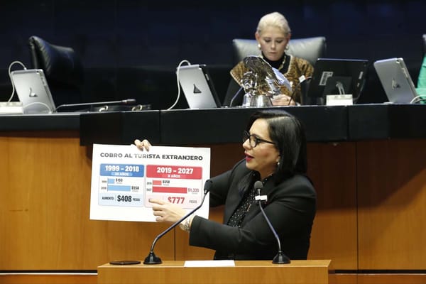 Alerta senadora Mayuli Martínez sobre impacto económico en Quintana Roo por aumento en cobros a turistas extranjeros