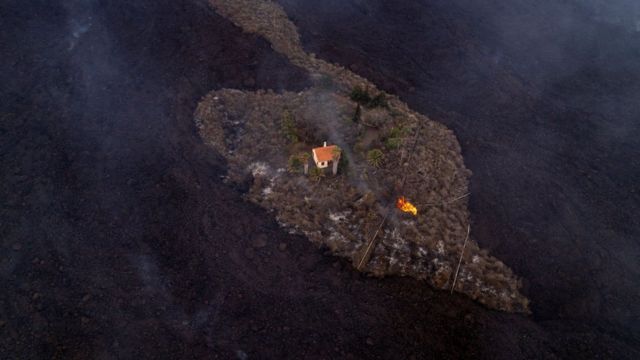 Volcán en La Palma