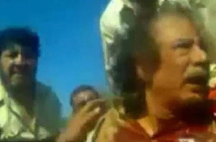  A 10 años de la muerte de Gadafi: persecución, empalamiento y un disparo en la frente