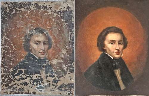  Salvan  y restauran retrato de Chopin