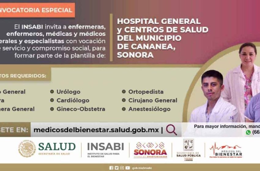  Salud Sonora busca personal médico para Hospital de Cananea – Diario del Yaqui