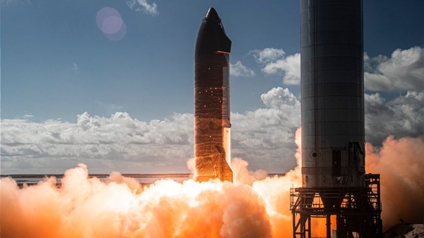  SpaceX acaba de realizar una prueba de motores de la nave interplanetaria Starship SN20