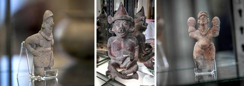  Embajada mexicana exhibió en París 18 piezas arqueológicas restituidas por Francia