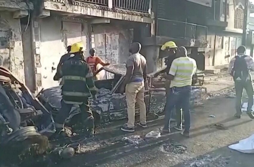  Al menos 50 muertos en Haití en explosión de camión de gasolina
