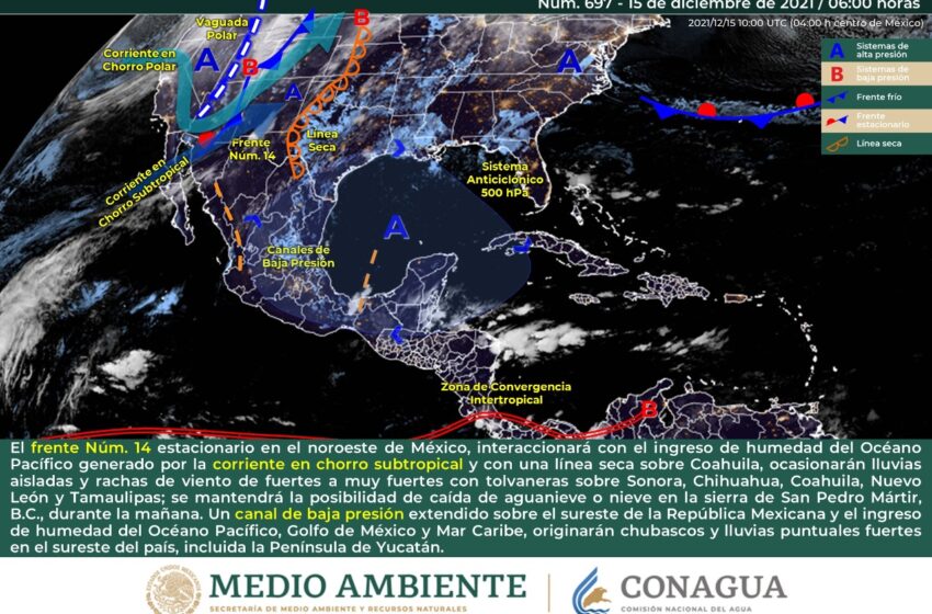  A sacar el paraguas, se esperan lluvias durante este miércoles en Quintana Roo | Marcrix Noticias