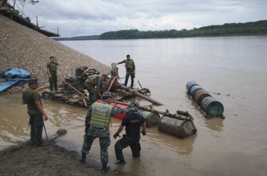  Golpe a la minería ilegal en Loreto: decomisan e interdictan equipos en el río Marañón – ANDINA