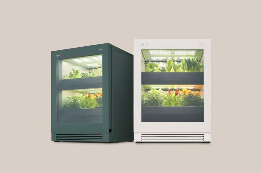  El LG Tiium es un vivero autónomo del tamaño de un lavaplatos que permite cultivar verduras en tu propia casa