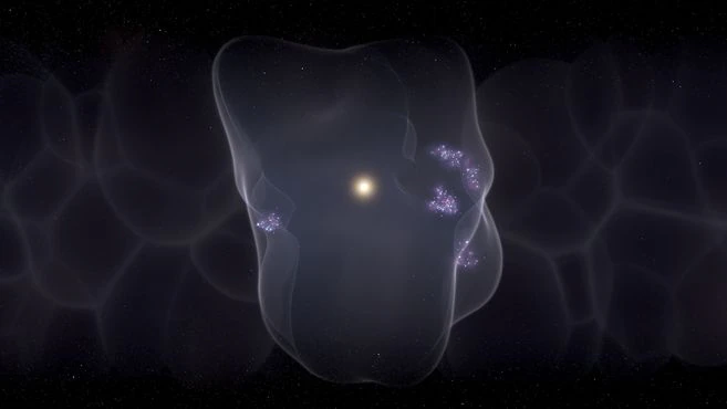  La Tierra está rodeada por una burbuja galáctica de 1.000 años luz de ancho