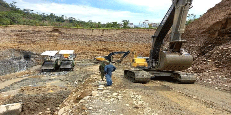  Hallan maquinaria para minería ilegal – Crónica