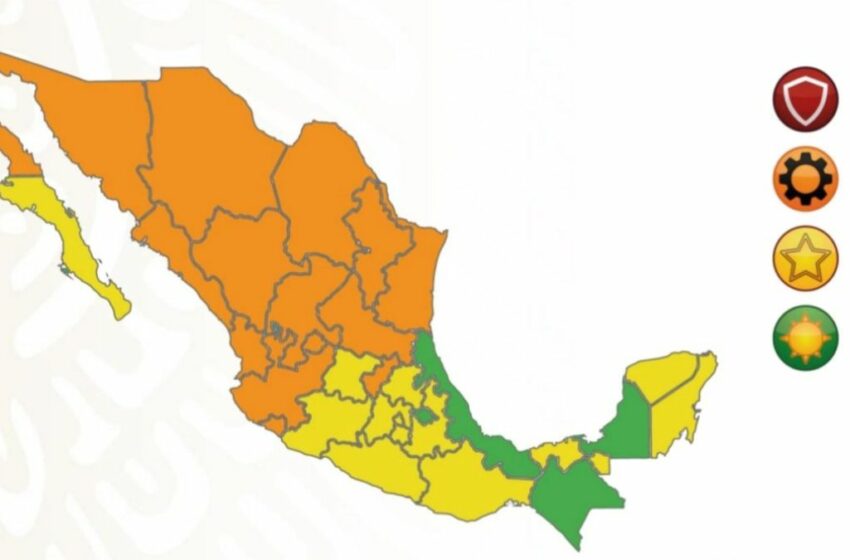  Semáforo COVID en México por estados: así queda el mapa del 7 de enero al 20 de febrero 2022