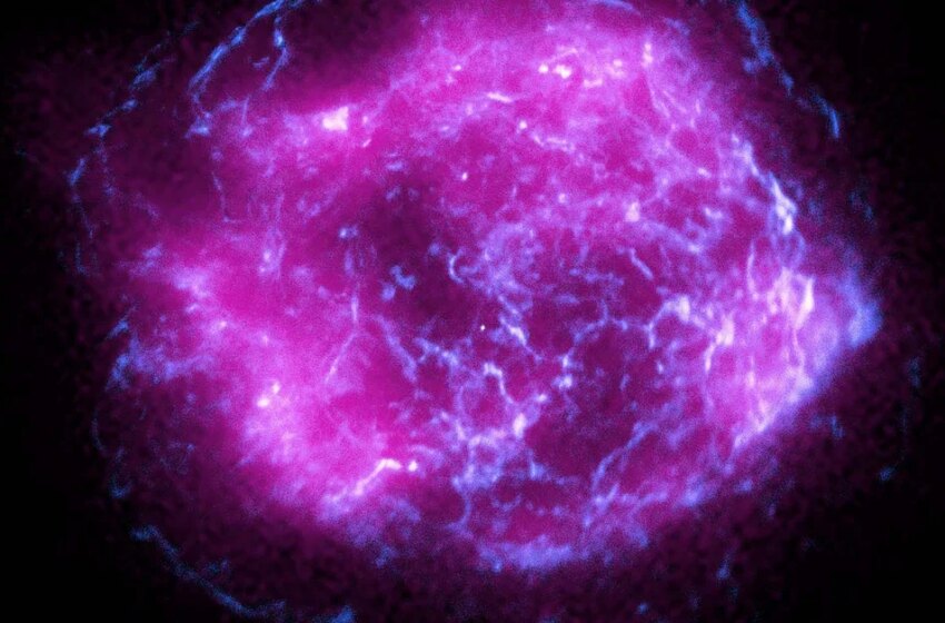  La inédita imagen del estallido de una estrella captada por la NASA que deslumbra a los científicos