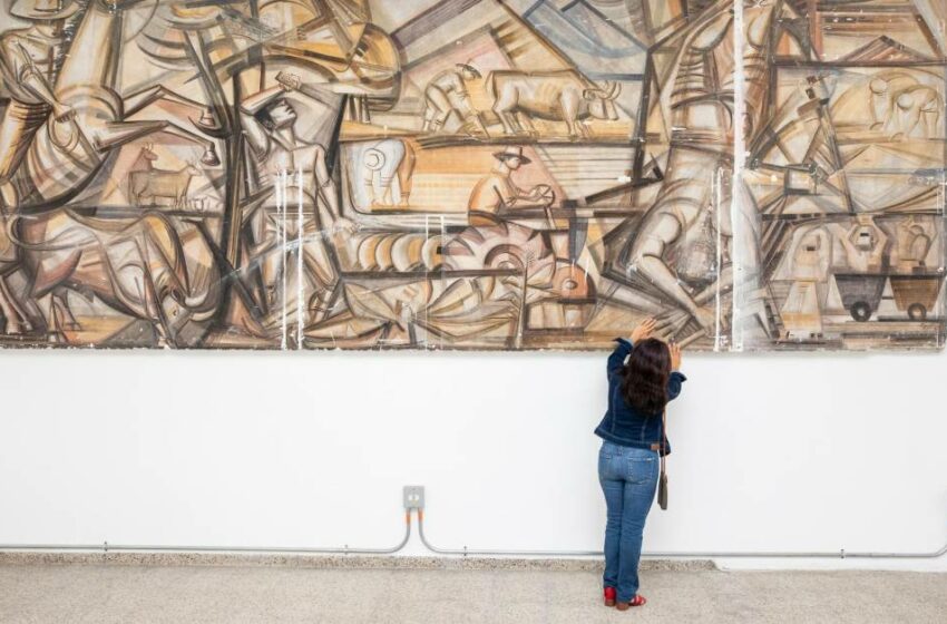  La vida del mural oculto del pintor Aníbal Gil – El Colombiano