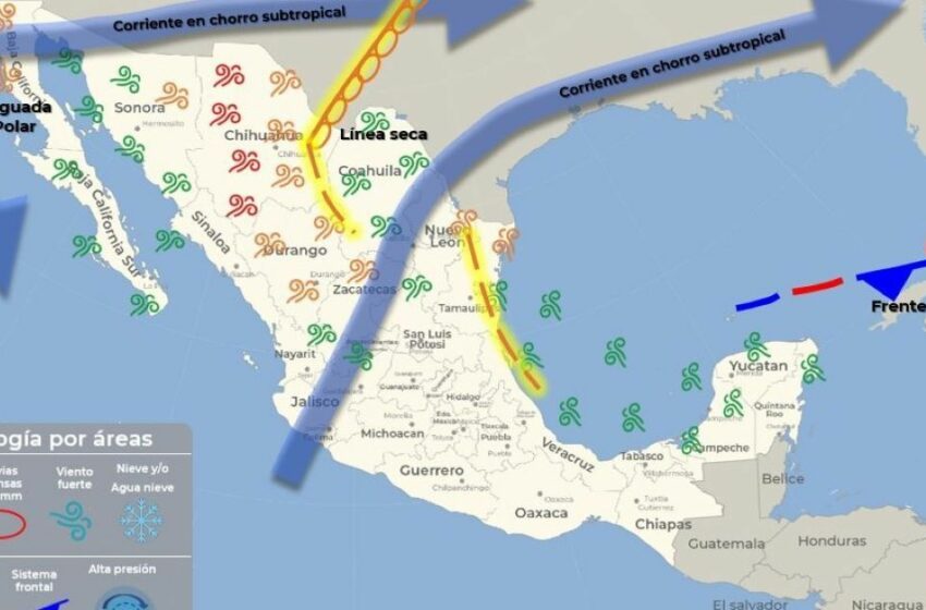  Clima 21 de febrero: Vientos de más de 80 km/h en zonas México – ADN 40