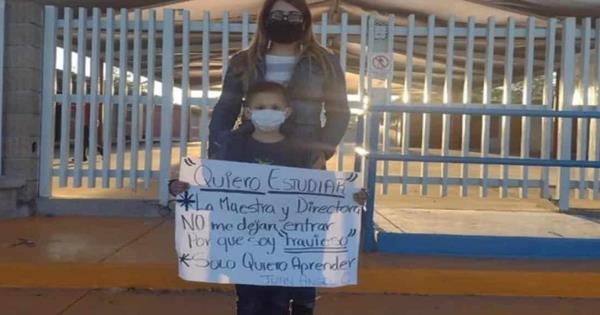  En Sonora, prohíben a niño ingresar a escuela; "no me dejan entrar porque soy travieso"