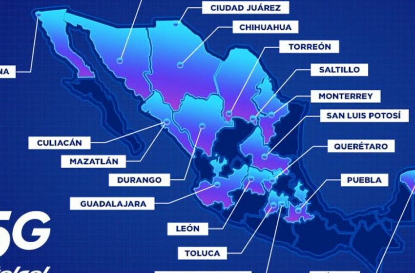  Estas son las ciudades con cobertura Telcel 5G – Expansión