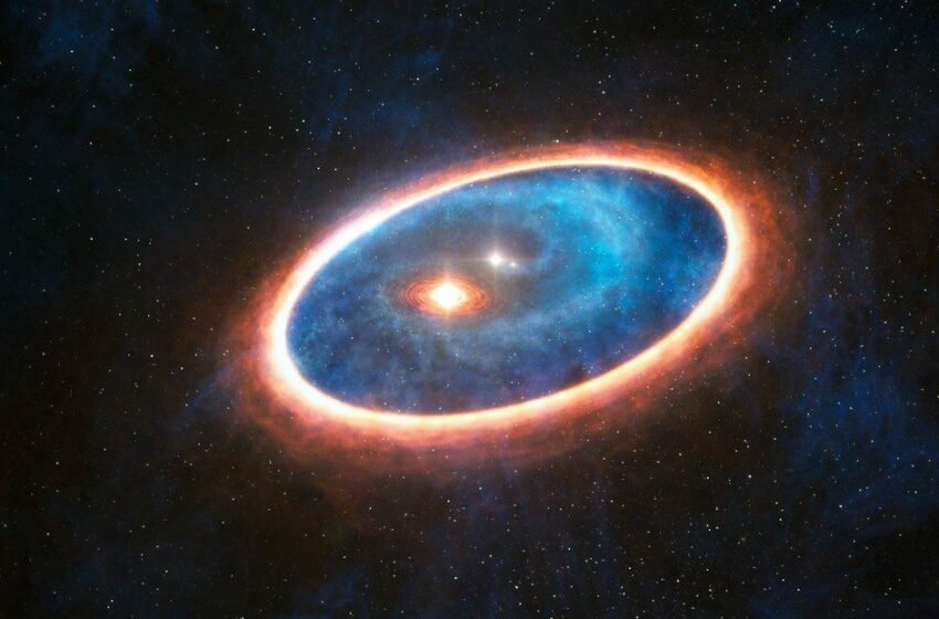  Observan el inicio del nacimiento de planetas en un sistema estelar binario