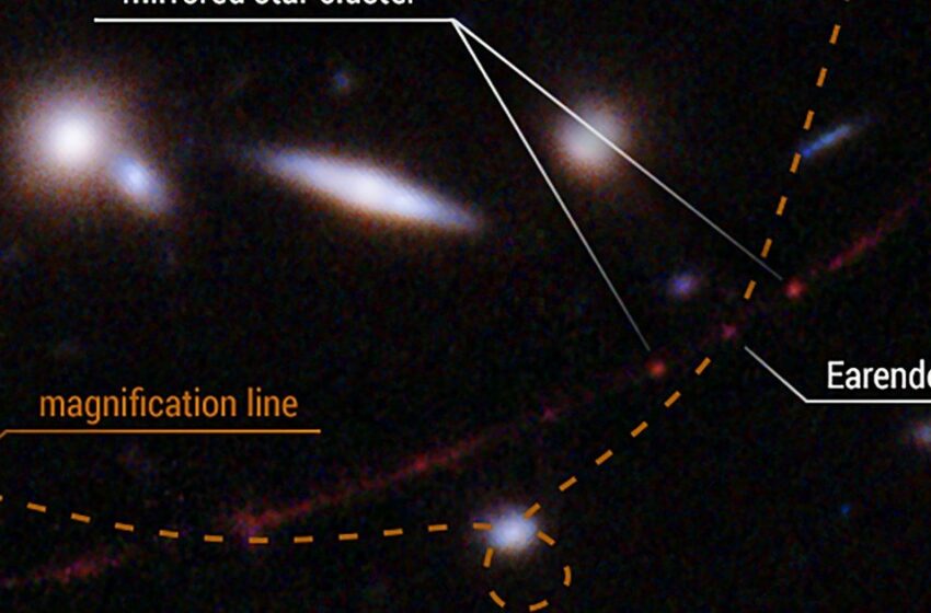  El telescopio espacial Hubble detectó la estrella más antigua y lejana conocida