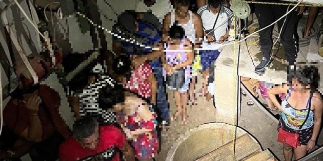  Localizan a 70 migrantes escondidos en pozo de agua de un hotel