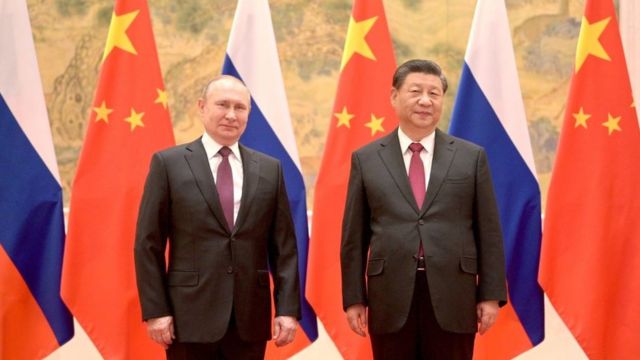 Vladimir Putin y Xi Jinping.