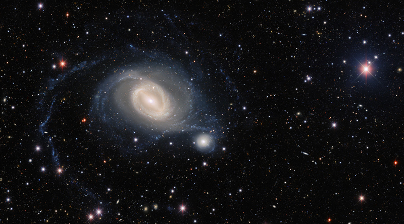  Captan una peculiar danza cósmica de dos galaxias en proceso de fusión