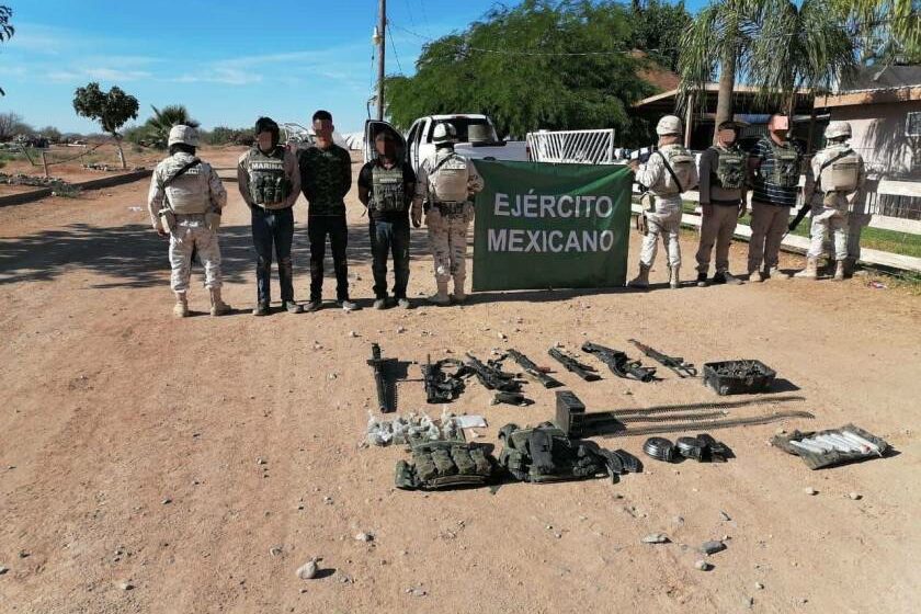  Detiene el Ejército a grupo armado en Caborca, Sonora; cuatro son de Sinaloa – Periódico Noroeste