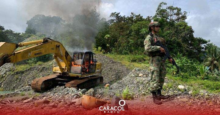  Minería ilegal: frenan invasión de bosques en Buenaventura a disidencias | Cali | Caracol Radio