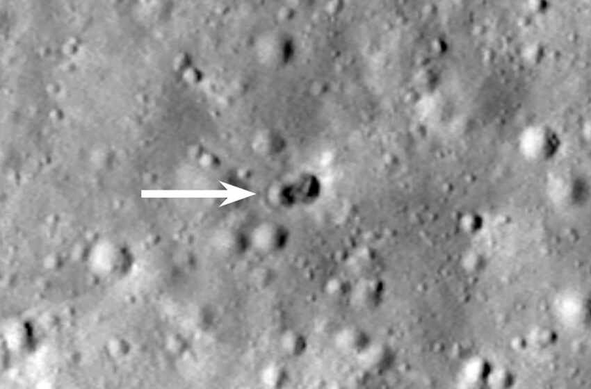  La Luna tiene un nuevo cráter doble luego del impacto misterioso de un cohete