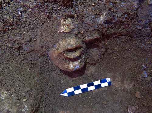  Descubren en Palenque cabeza de estuco con más de 1,300 años de antigüedad