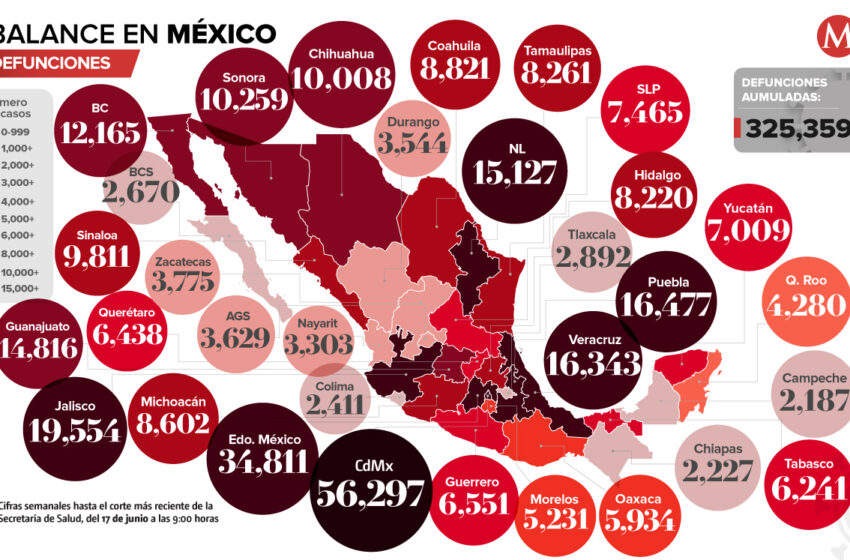  Mapa de covid-19 en México: BCS, estado con mayor incidencia de casos activos – Milenio