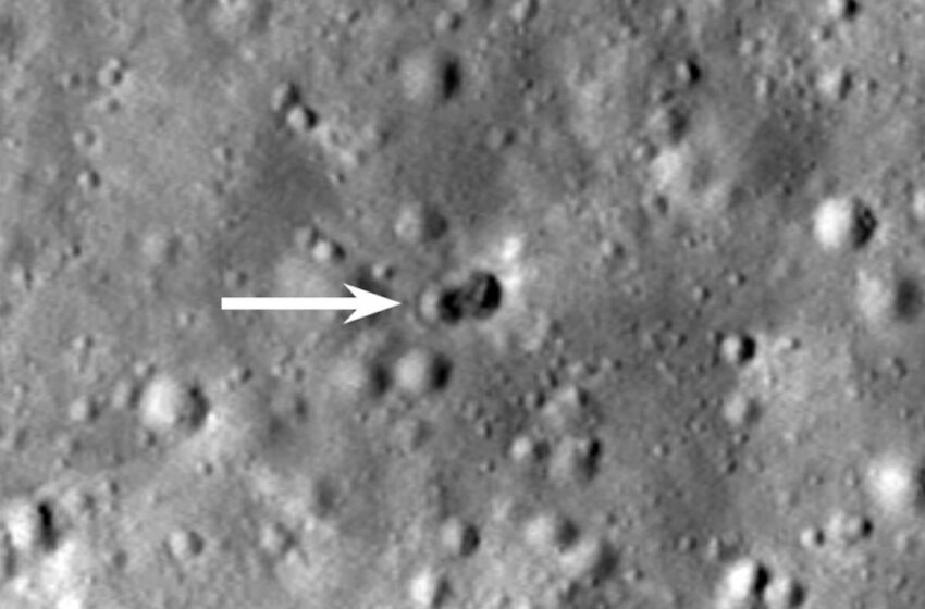  El impacto de un cohete en la Luna en marzo deja dos cráteres