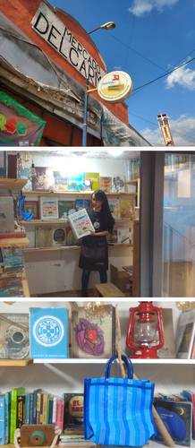  En un mercado de Neza, la librería Navegui ofrece un abanico de opciones culturales