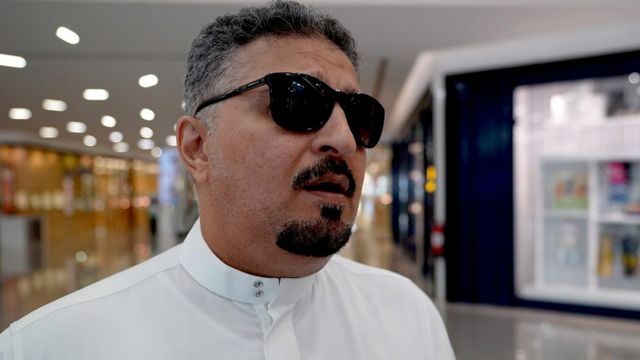 Un hombre saudita anónimo