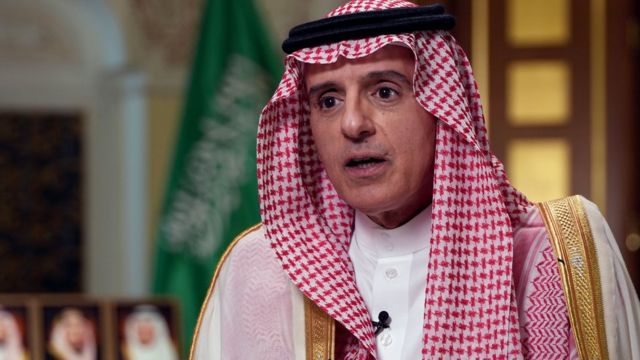 El ministro de Estado de Relaciones Exteriores de Arabia Saudita